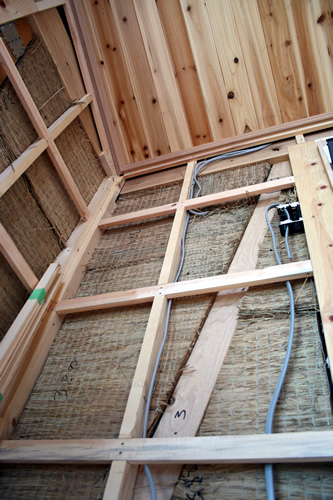 「たたみハウスの壁」畳ハウスの施工事例写真