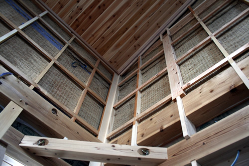 「たたみハウスの壁」畳ハウスの施工事例写真